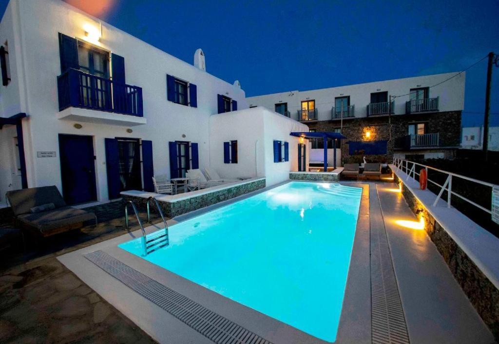Mykonos Pro-Care Suites Ано Мера Экстерьер фото