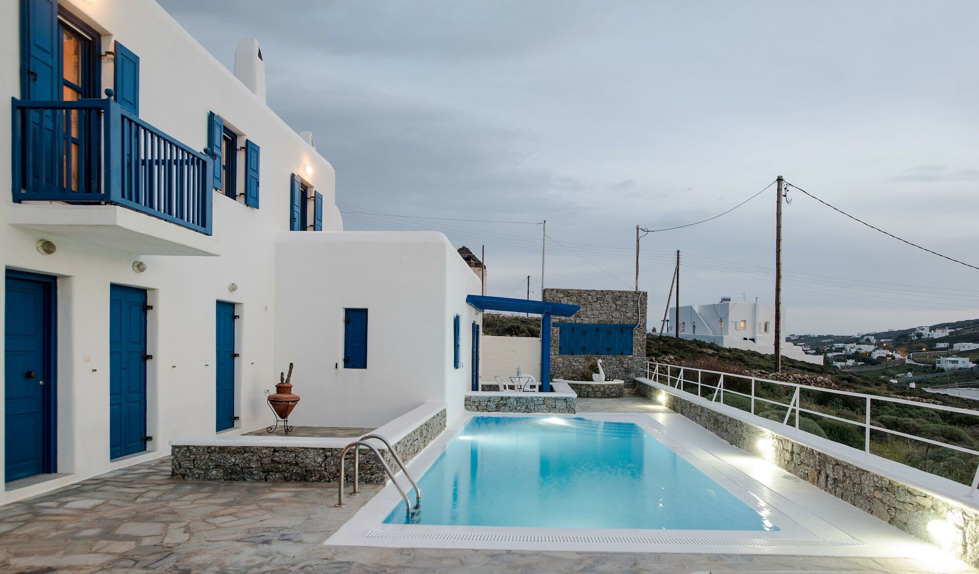 Mykonos Pro-Care Suites Ано Мера Экстерьер фото